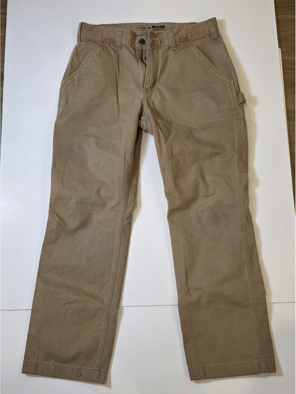 Carhartt Men's Relaxed Fit Straight Leg Khaki Work Pants Size 32x30